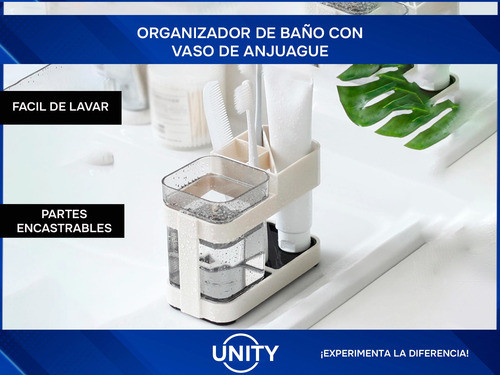 Organizador Accesorios Baño Porta Objeto Vaso Enjuague Ducha 1