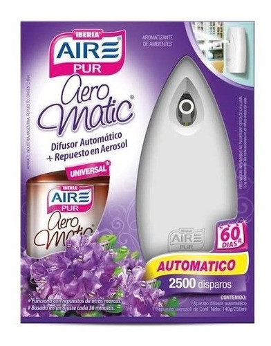 Airepur Aero Matic Difusor Automatico + Repuesto Universal 0