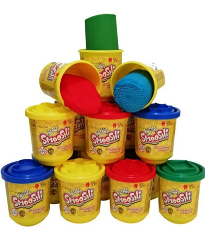 Masa De Moldear Smooshi Pack 12 - Colores Surtidos 0