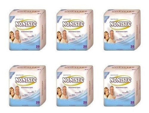 120 Apositos Pañal Nonisec Incontinencia Fuerte 1