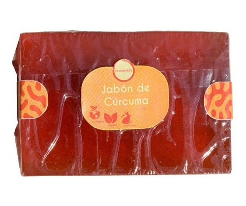 Jabón De Cúrcuma Vegano Blanqueador Antiséptico 100grs 0