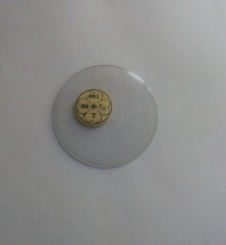 Repuesto Reloj De Bolsillo , Vidrio Cristal 481 0