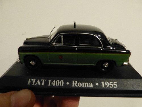 E- Taxi Fiat 1400 Roma 1955 Coleccion Ixo 1