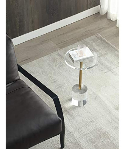 Mesa Auxiliar De Acrílico Transparente Artmaze, Mesa Auxilia 1