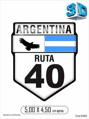Calco Encapsulado Resina 3d Domes Relieve Ruta 40 Argentina 0