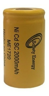 Pila Bateria Tipo Industrial Sc Ni-cd 2000 Mah 1,2v 1