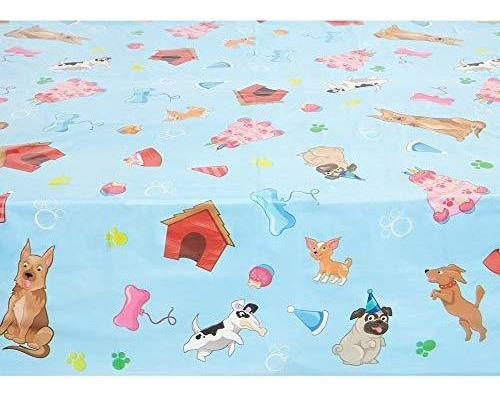 Fundas De Mesa De Fiesta De Cachorro Para Cumpleaños De Niño 1