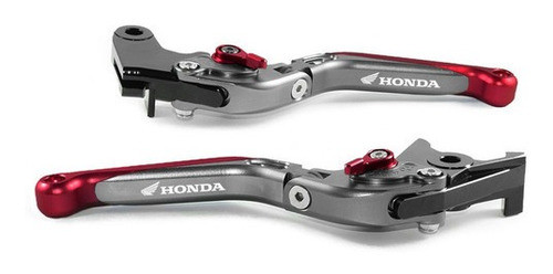 Levas Rebatibles Cbr 500r 650f 600rr Gris Rojo Mk Motos 0