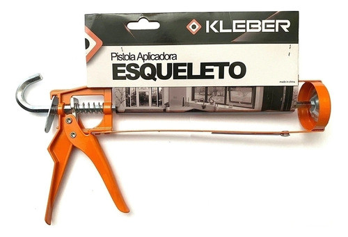Pistola Aplicadora Cartucho Silicona Kleber Reforzada 0