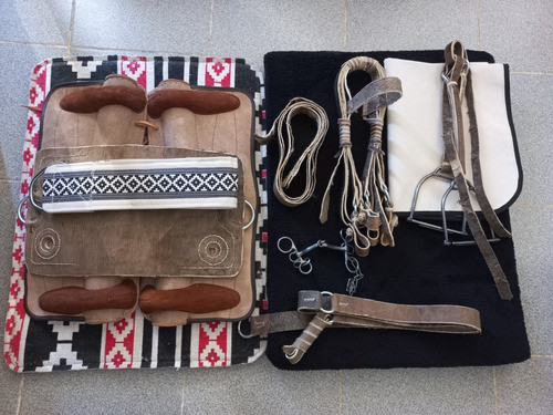 Apero Montura Recado Completo Con Basto Pampa De Descarne 0