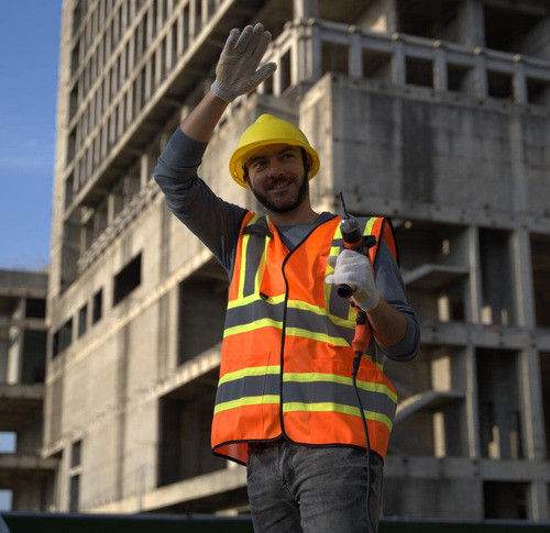 Dazonity Chaleco De Seguridad Con Multiples Bolsillos, 2 Pie 1