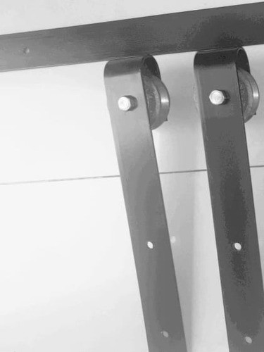 Kit De Instalación De Puerta Tipo Granero Con Riel De 1.60mt 1