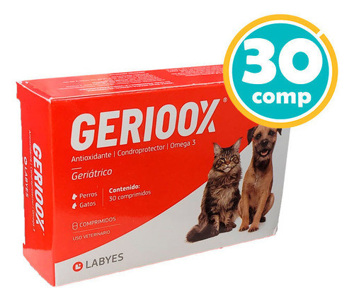 Gerioox Antioxidantes C Omega 3 Geriatrico + Salsa De Regalo 1