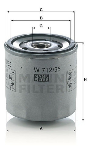 Filtro De Aceite Vw Polo Virtus Up Suran Golf Msi 1