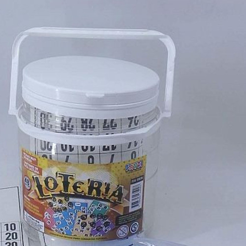 Loteria X 48 Cartones Numeros De Madera 427-20b 1