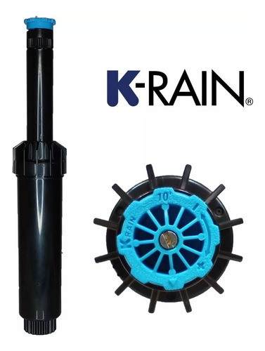 Tobera K Rain + Boquilla 10  (3mts Radio) X10 Unidades 1