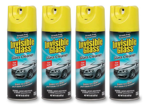 Invisible Glass 91163-4pk Limpiador De 15 Onzas Para Automóv 0