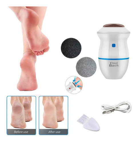 Removedor Saca Callos Eléctricos Usb Exfoliador Pies Y Manos 0