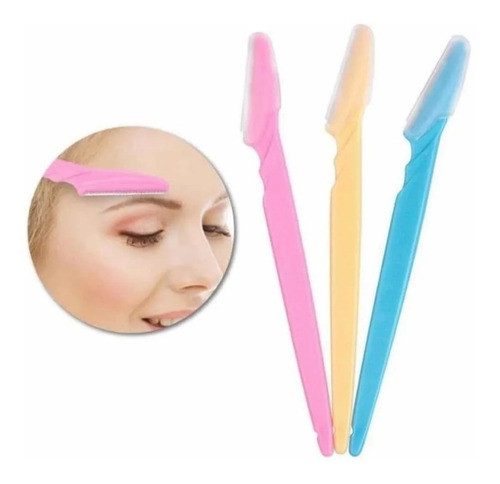 24 Packs Perfilador Cejas X3 Navaja Quita Vello Facial 1