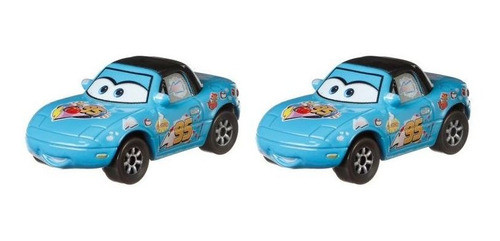 Cars Disney - Dinoco Mia & Dinoco Tia - Metal -  Mattel - 0