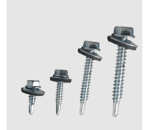 Tornillos Chapa Hex Punta Mecha Autoperforante 50mm 1