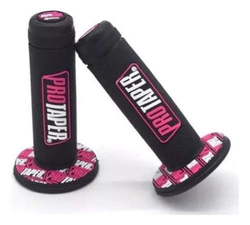 Puños Pro Taper Negros C/ Rosa Manoplas Protaper !!! 0