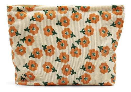 Waysear Bolsa De Maquillaje, Bolsas De Cosméticos De Flores 0