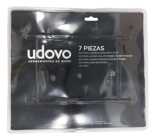 Set 7 Destornilladores Dieléctricos Udovo + Buscapolo 1