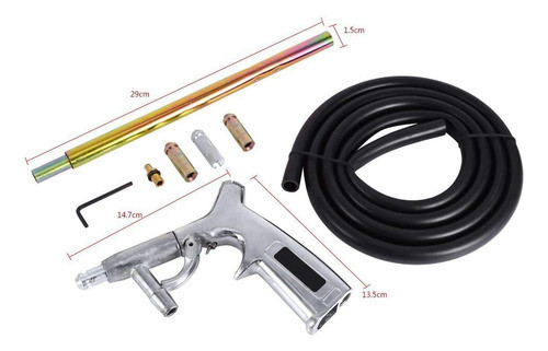 Sandblaster, 60120psi Sandblasting Gun Cast Aluminum Sa... 1