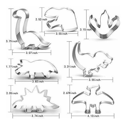 Nuevo Juego De Cortador De Galletas De Dinosaurio: Cabeza De 1