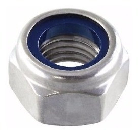 X100 Tuerca Autofrenante Metrica M4 Hexagonal Lock Nut 0.7mm 1