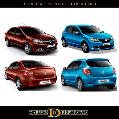 Guardabarro  Logan 2 Sandero 2 2014/2015/2016/2017/2018/2019 1