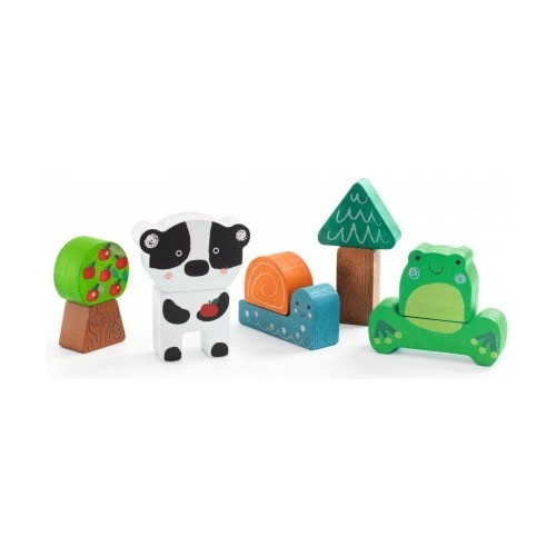 Puzz & Match Happy Puzzle De Madera Djeco 1