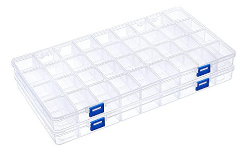 Benecreat Paquete De 2 Cajas Grandes De Plástico 0
