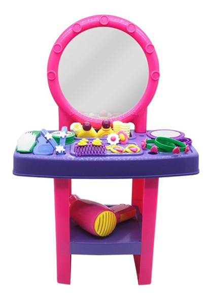 Nuevo Set Tocador De Belleza Gloria De Juguete Nenas Niñas 0