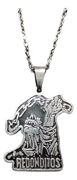 Rock Necklace with Oktubre Pendant – Patricio Rey – Surgical Steel