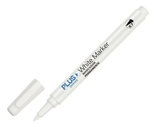 Marcador Permanente Blanco Pluse Office 0