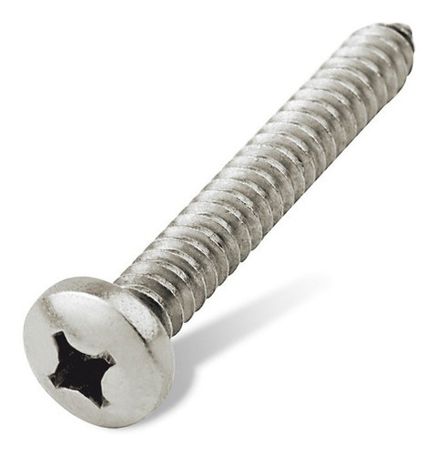Tornillo Zincado Cabeza Fijadora Phillips M4x50 Pack X10u 0