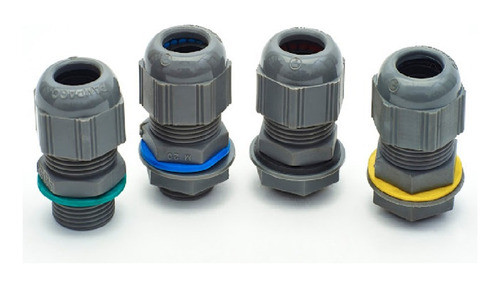 Prensacaño Plastico Nylon 7/8  Re C/tuerca Y Arandela 1