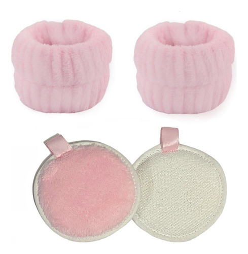 Kit Skincare 2 Muñequeras Absorbentes 2 Pads Desmaquillantes 0