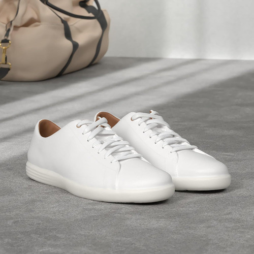 Cole Haan Grand Crosscourt Ii Hombre, Talla 7.5 Ancha, Blanc 1