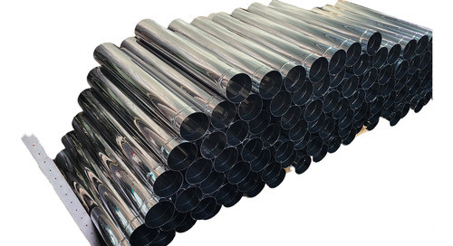 Caño 150mm Para Estufa, Calefactor Alto Rendimiento 0