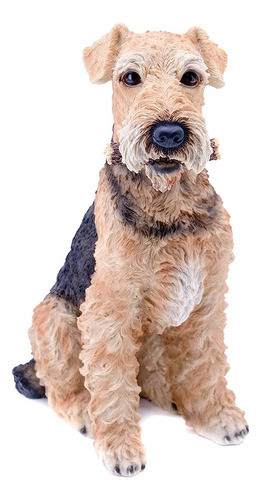~? Hi-line Gift Ltd Airedale Estatua Del Perro 0