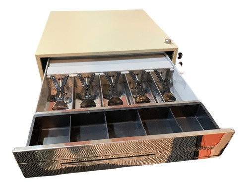 Gaveta Monedero Dinero Lipari 5 Divisiones C/ Secreter Acero 0
