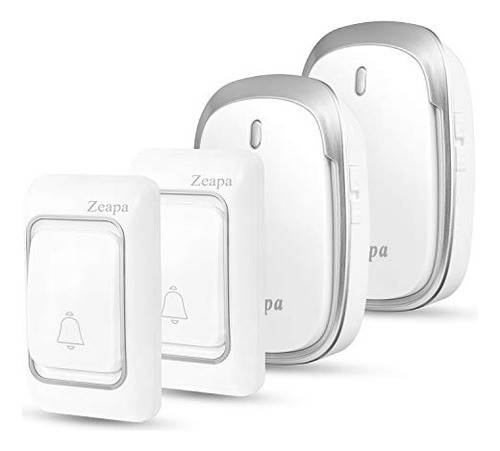 Timbre Inalámbrico, 2 Receptores Y 2 Transmisores, 1300 Pies 0