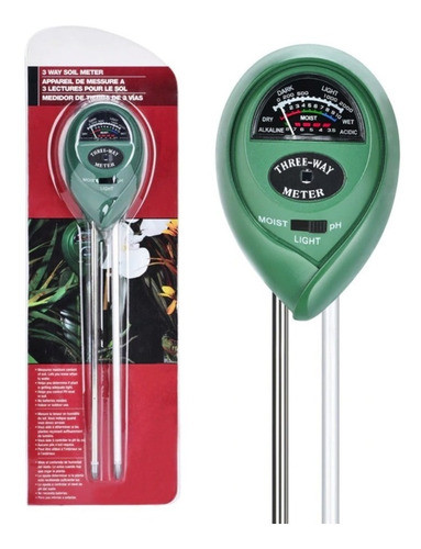 Medidor 3 En 1 Para Plantas Ph Humedad Y Luz De Alta Calidad 0
