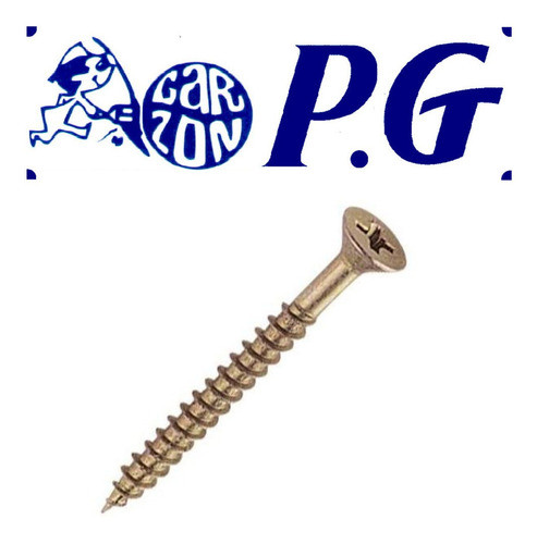 Caja 500 Tornillos Para Madera C/frezada 3.0x30 (18x30) 0