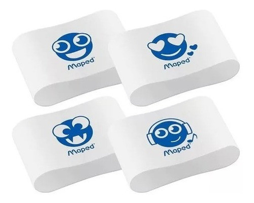 Goma De Borrar Maped Essentials Soft Pvc Free Pack X4 0