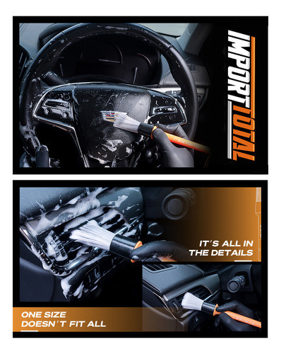 Kit 5 Brocha Pincel Premium Para Detailing Interior 1