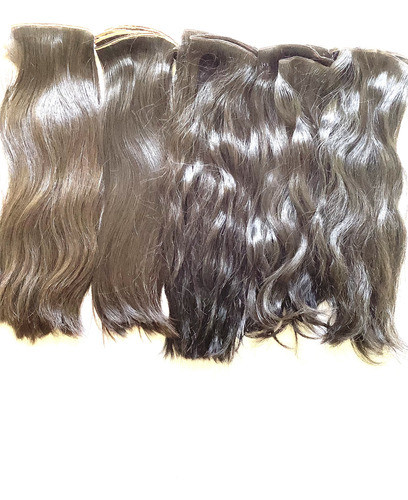 3 Capas Cortinas Cabello Natural 35 Cms Larg X 20 Cms Ancho 0